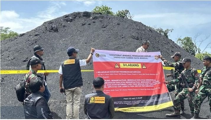 Tambang Ilegal di Kaltim, 70.000 Ton Batu Bara Diamankan ESDM