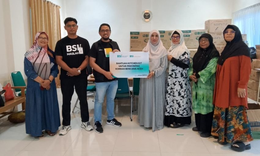 BSI Salurkan 200 Paket Kitchen Kit untuk Warga Terdampak Bencana melalui PW Aisyiyah Aceh