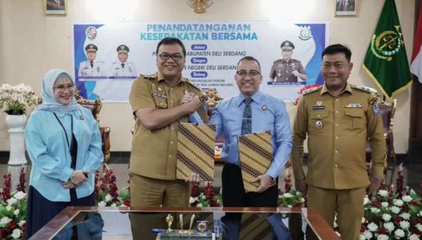 Pemkab Deli Serdang Teken MoU dengan Kejari untuk Perkuat Pendampingan Hukum dan Tingkatkan PAD