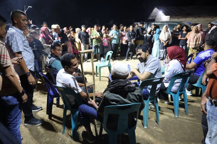 Mualem Tinjau Pengungsian Korban Banjir Bandang di Aceh Utara, Pastikan Kondisi Penyintas