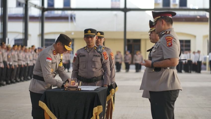 Kapolda Aceh Pimpin Sertijab Pejabat Utama dan Kapolres, Tegaskan Sinergi dan Profesionalisme