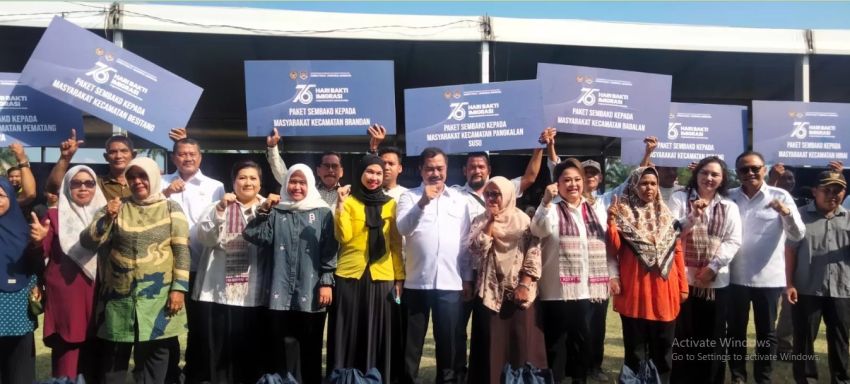 Hari Bhakti Imigrasi ke-76, Kementerian Imigrasi Gelar Baksos dan Salurkan Bantuan untuk Korban Banjir Langkat