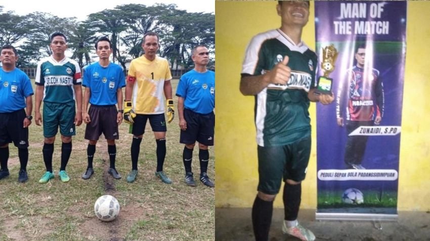 Raja Bersinar! Antar SAUDARA GLS FC Menang Tipis 2-1 atas HALAK HITA FC di AMA AMA Sidimpuan Cup