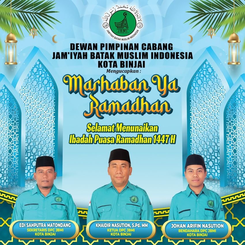 Jelang Ramadhan 2026, DPC Jam&rsquo;iyah Batak Muslim Indonesia Binjai Ajak Umat Tingkatkan Kekhusyukan dan Keikhlasan Ibadah