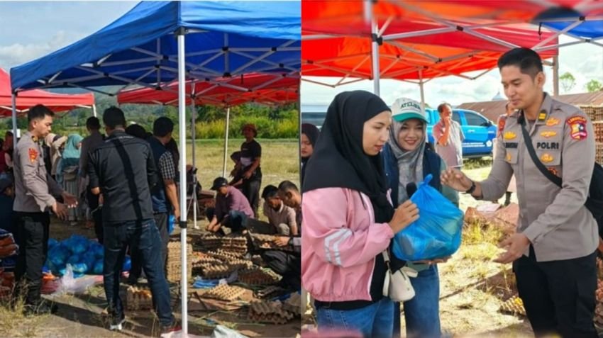 Pemkab Bener Meriah Gelar Pasar Murah Sambut Ramadhan, Mahasiswa STIK-PTIK Turut Bantu Distribusi Sembako