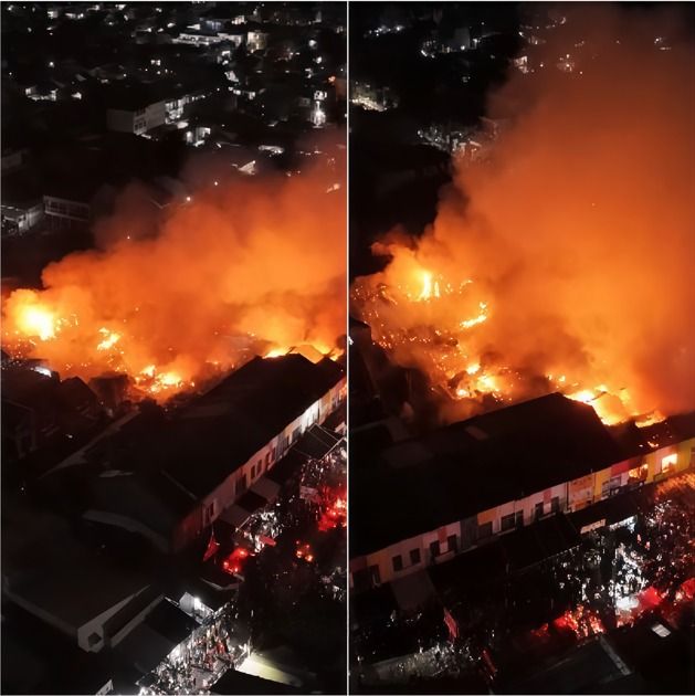 Empat Ruko Tekstil dan Gudang Dekorasi di Cipadu Terbakar, Kerugian Ditaksir Rp 7 Miliar