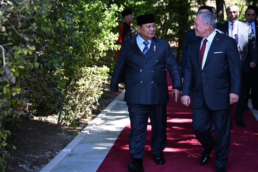 Dalam Pertemuan Bilateral, Prabowo dan Raja Abdullah II Bahas Perdamaian Timur Tengah