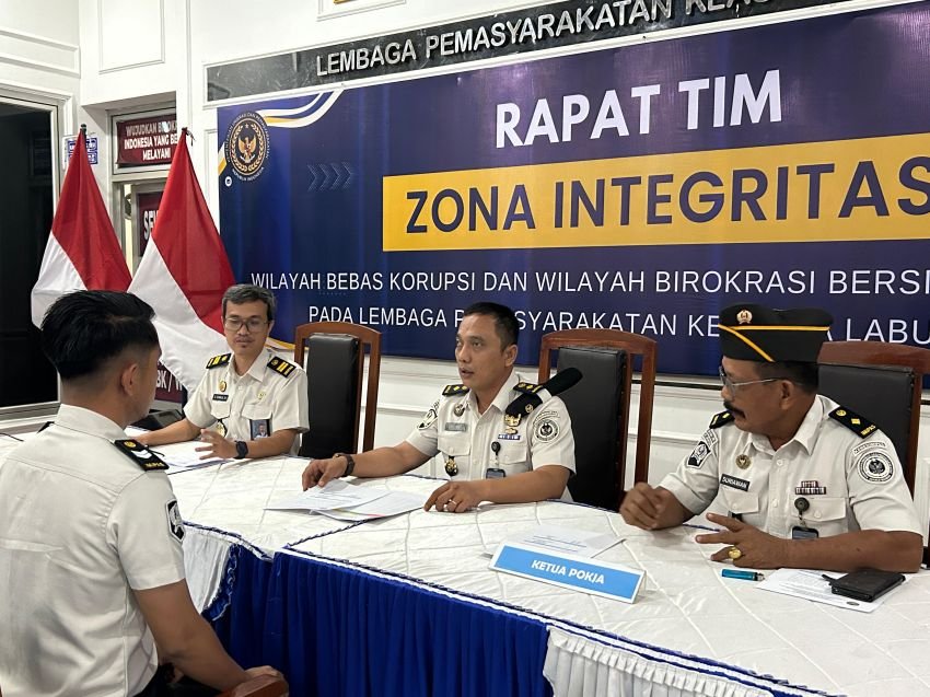 Serius Bidik WBK 2026, Lapas Labuhan Ruku Saring Ketat Tim Pokja Zona Integritas