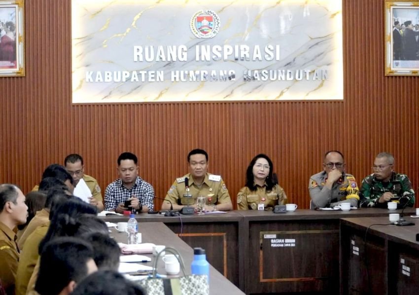 Bupati Humbahas Pimpin Rakor MBG dan KDMP, Pastikan Program Nasional Tepat Sasaran dan Memberi Manfaat Nyata Bagi Warga