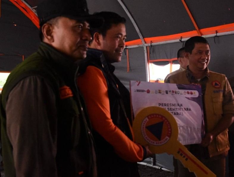 BNPB Serahkan 252 Huntara untuk Warga Terdampak Bencana Hidrometeorologi di Aceh Tengah
