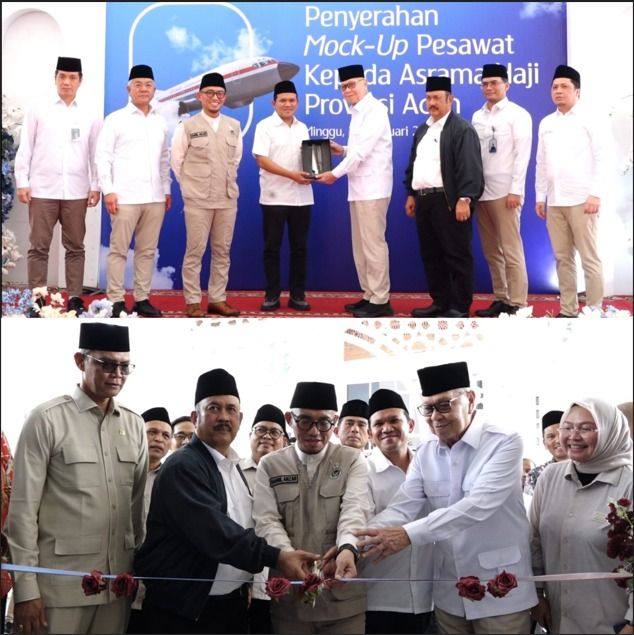 Pesawat Simulasi Pertama di Indonesia Hadir di Asrama Haji Aceh, Wagub Fadhlullah Apresiasi Dukungan Garuda Indonesia