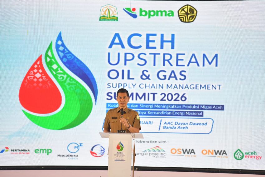 Sekda Aceh Hadiri 7th Aceh Upstream Oil & Gas Summit, Dorong Rantai Pasok Migas Profesional dan Berkelanjutan