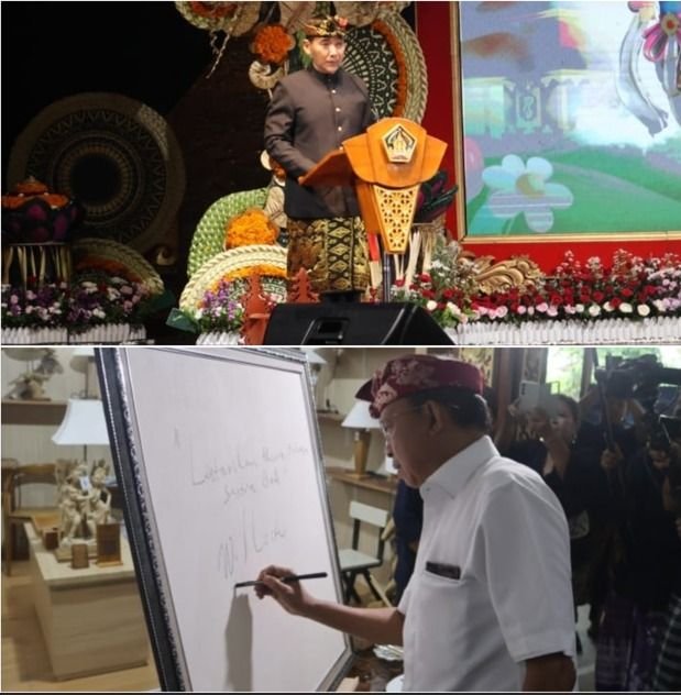 Gubernur Koster Genjot Pelestarian Aksara Bali: Semua Produk Lokal Wajib Tampil Dengan Aksara Tradisional