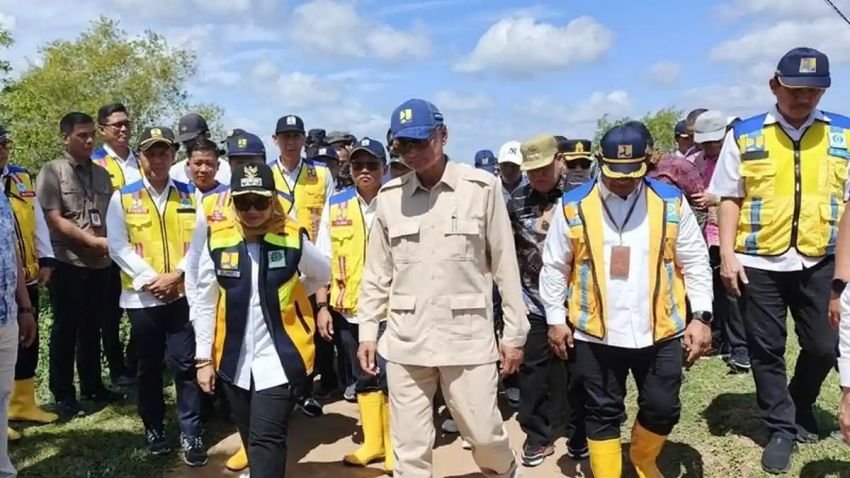 Menteri PU Tinjau Langsung, Pembangunan Jembatan Way Bungur di Lampung Timur Jadi Prioritas Nasional
