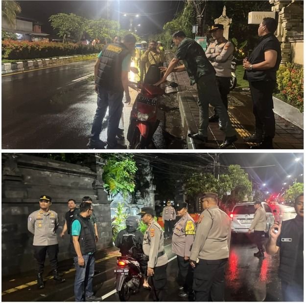 Kapolsek Kuta Selatan Pimpin Patroli Hunting dan Stationer untuk Menekan Aksi Balap Liar dan Gangguan Kamtibmas