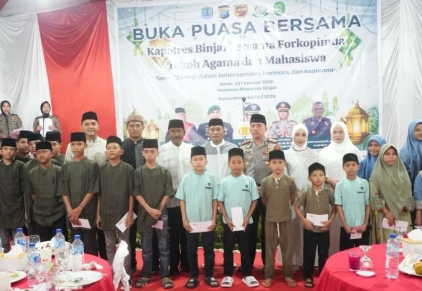Wali Kota Amir Hamzah Hadiri Buka Puasa Bersama Forkopimda, Perkuat Sinergi Jaga Kamtibmas di Binjai
