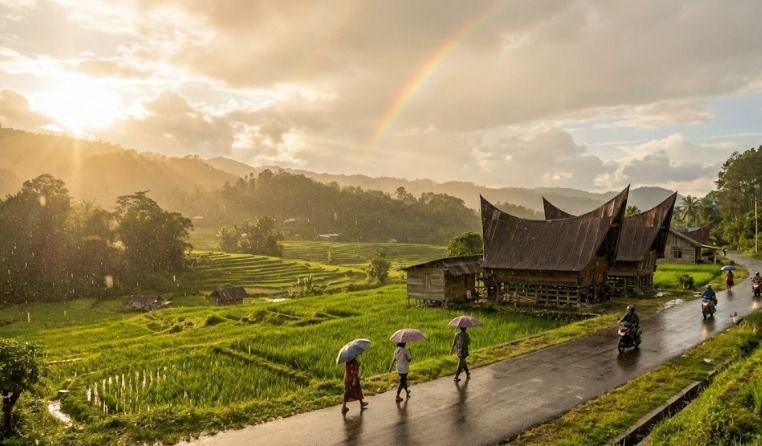 Prakiraan Cuaca Sumatera Utara Hari Ini: Cerah di Beberapa Kota, Hujan Ringan Masih Terjadi, Suhu 17&ndash;31&deg;C