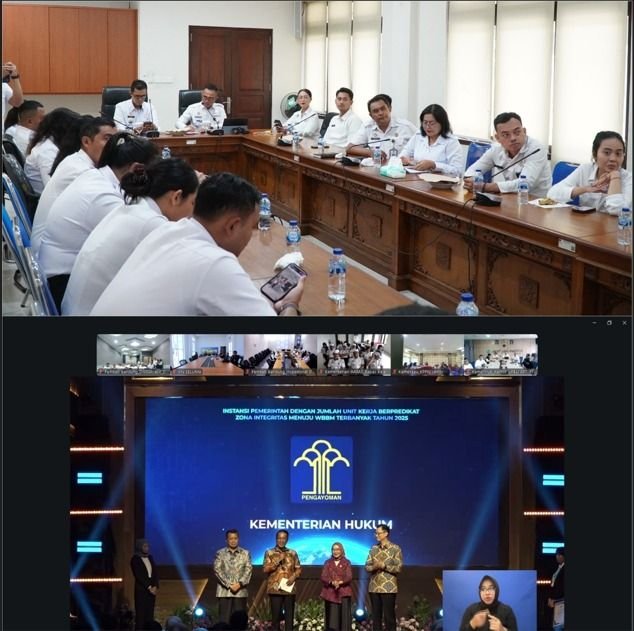 Transformasi Birokrasi Menuju Indonesia Emas 2045, Kanwil Kemenkum Bali Sukses Diganjar Predikat WBBM