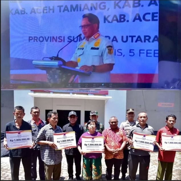 Mendagri Tito Karnavian Resmikan Hunian Sementara untuk Pengungsi Bencana di Asrama Haji Pinangsori