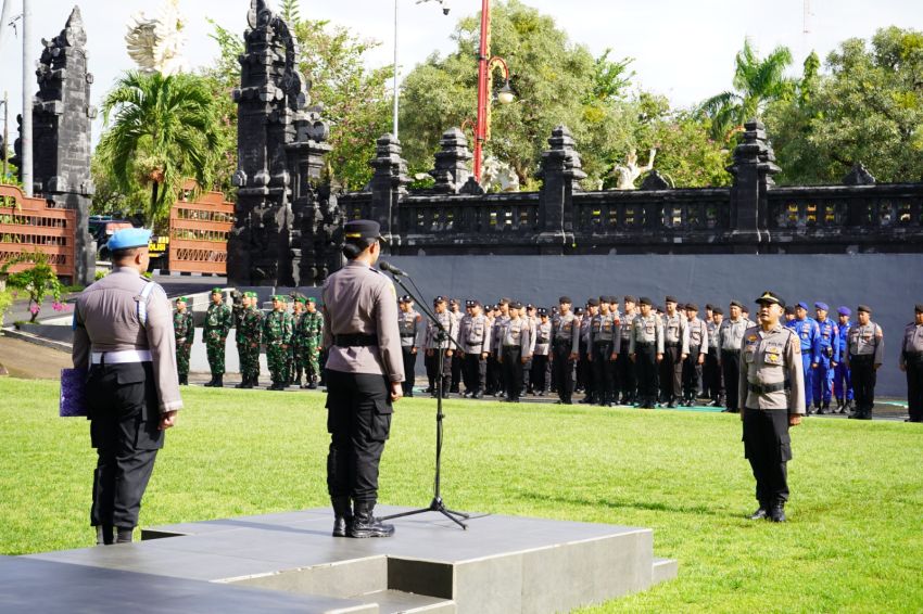 Apel Sitkamtibmas Ramadan 2026, TNI-Polri dan Pemda Gianyar Perkuat Sinergi Jaga Kamtibmas Selama Ramadan