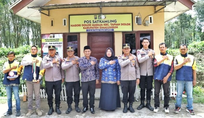 Berkat Sinergi Warga, Satkamling Dolok Maraja Simalungun Raih Juara 3 Lomba Polda Sumut