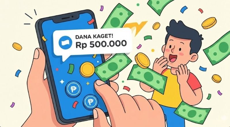 Cara Klaim Saldo DANA Gratis Rp116.000 Sore Ini Lewat Fitur DANA Kaget di HP, Mudah dan Cepat