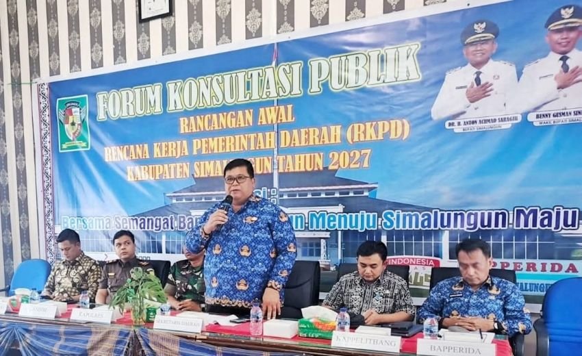 Pemkab Simalungun Gelar Forum Konsultasi Publik RKPD 2027, Fokus Pemulihan Ekonomi dan Peningkatan Daya Saing Daerah