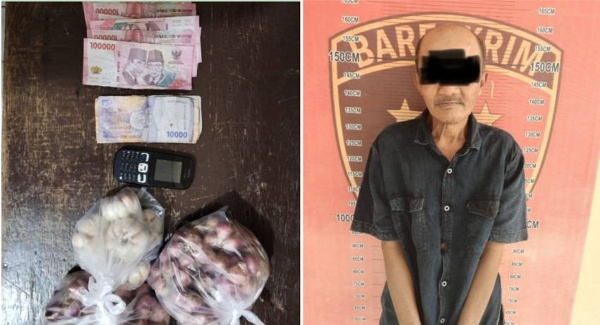 Lansia 67 Tahun Diduga Edarkan Uang Palsu di Pasar Perbaungan, Polisi Amankan Delapan Lembar Rp100 Ribu