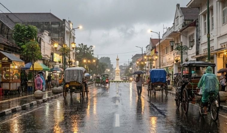 Prakiraan Cuaca DIY Hari Ini: Berawan dan Hujan Ringan, Suhu 23&ndash;34&deg;C