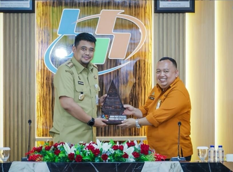 Pastikan Setiap Kebijakan Tepat Sasaran, Gubernur Bobby Nasution Sambangi BPS Sumut untuk Sinkronisasi Data Pembangunan