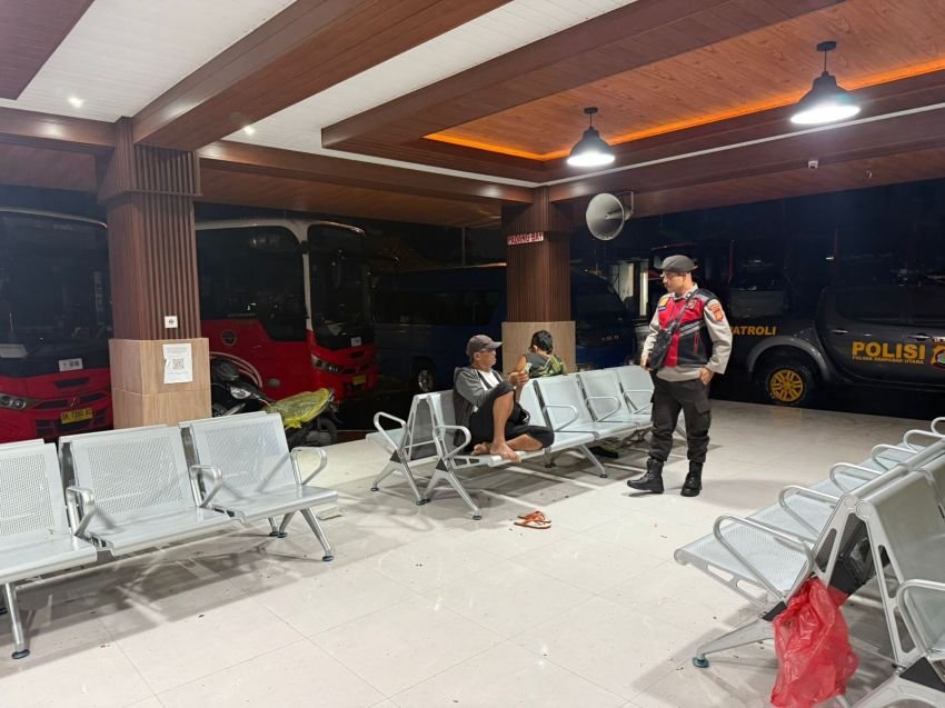 Polsek Denpasar Utara Gelar Patroli Dialogis di Terminal Ubung, Warga Diminta Waspada Barang Bawaan dan Premanisme