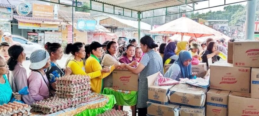 Gerakan Pangan Murah di Parapat Simalungun Disambut Antusias, Warga Puas Harga Terjangkau di Bulan Ramadan