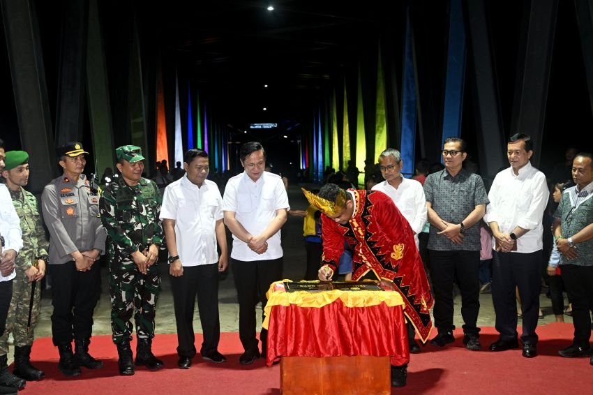 Jembatan Idano Noyo Rampung, Bobby Nasution: Awal 2026 Sudah Bisa Digunakan Masyarakat