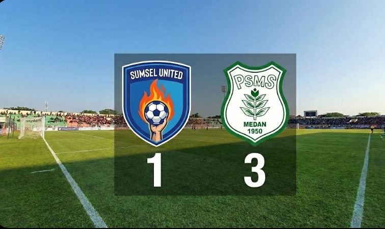 PSMS Medan Bungkam Sumsel United 3-1, Naik ke Peringkat 4, Papan Atas Klasemen Kini Semakin Panas