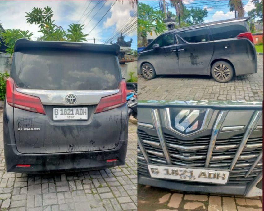 Dua Pemuda Digelandang Polisi Setelah Toyota Alphard Dititipkan di Bengkel Dicuri dan Dibawa ke Luar Bali