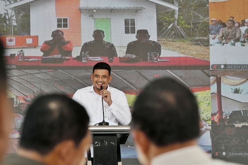 Gubernur Bobby Dampingi Mendagri Resmikan Huntara dan Serahkan Bantuan DTH, Pastikan Warga Tapsel Tinggal Layak Sebelum Puasa