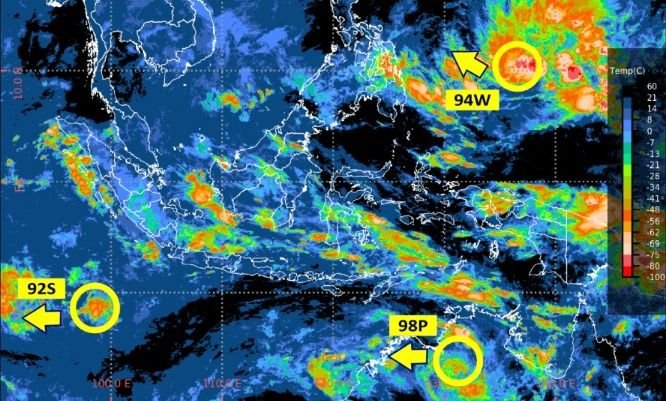 Cuaca RI Terancam Gelombang Tinggi, BMKG Catat 3 Bibit Siklon Tropis
