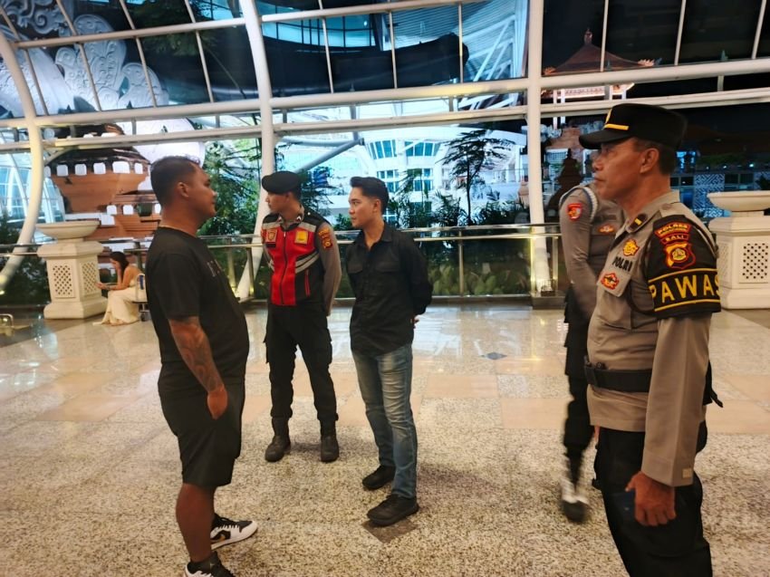 Patroli Malam di Terminal Internasional Ngurah Rai, Polres Tingkatkan Rasa Aman Masyarakat