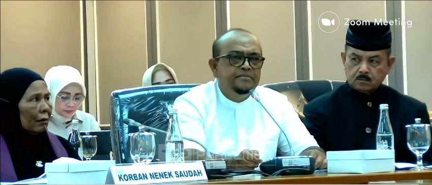 Nenek Saudah Korban Kekerasan Penolakan Tambang Ilegal Datangi DPR, Komisi XIII Desak Aparat Usut Tuntas