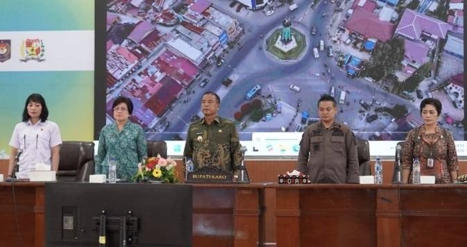 Bupati Antonius Ginting Pimpin Rakor KLA 2026, Targetkan Karo Naik Level Menuju IDOLA 2030