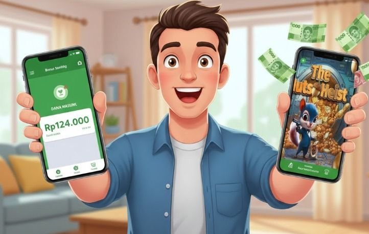 Cuma Mainkan Tupai Kumpulkan Kacang, Saldo DANA Rp124.000 Bisa Masuk Hari Ini!