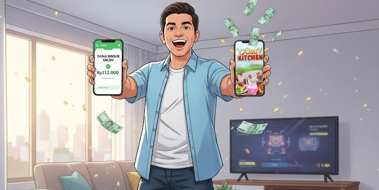 Main Game Sambil Cuan? Ini Trik Cepat Raih Saldo DANA Gratis Rp112.000 di Crazy Kitchen