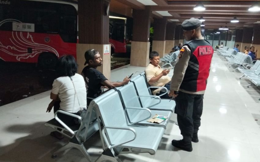 Polsek Denpasar Utara Gelar Patroli KRYD, Pastikan Terminal Ubung Aman dari 3C dan Premanisme