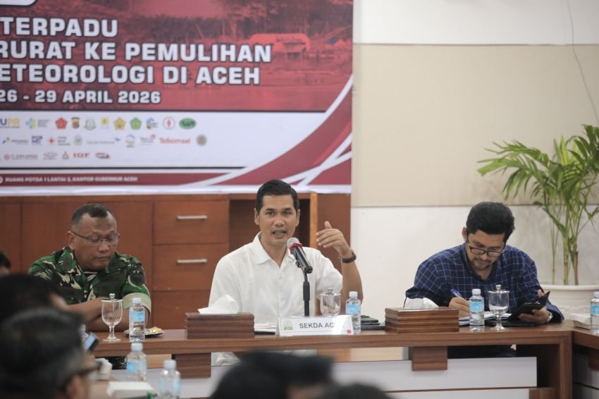 Sekda Aceh Minta Percepatan Huntara Jelang Ramadhan, 6.060 Unit Sudah Dibangun