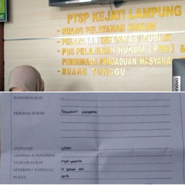 Kejari Lampung Utara Terima Pengaduan Kasus Dugaan Korupsi dan Rangkap Jabatan di Desa Papan Asri