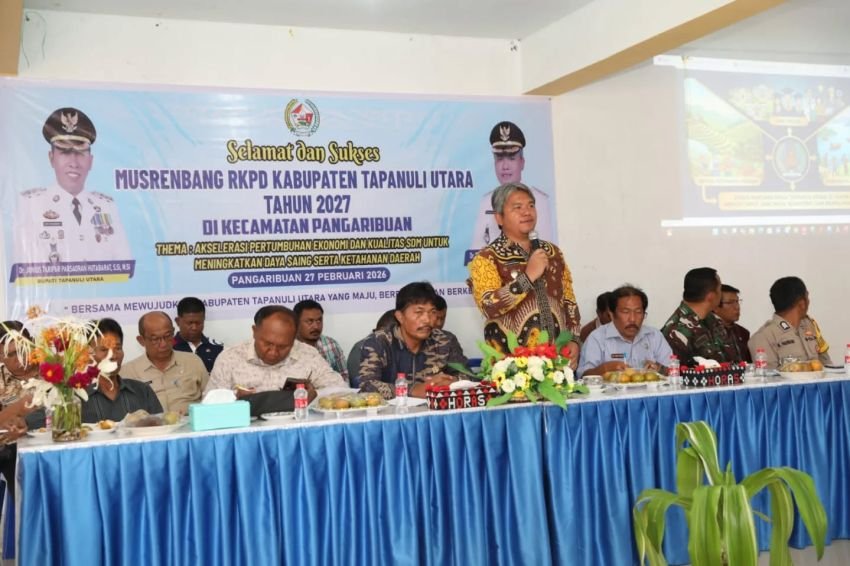 Wakil Bupati Tapanuli Utara Pimpin Musrenbang RKPD 2027 di Pangaribuan, Fokus Penguatan SDM dan Pendidikan
