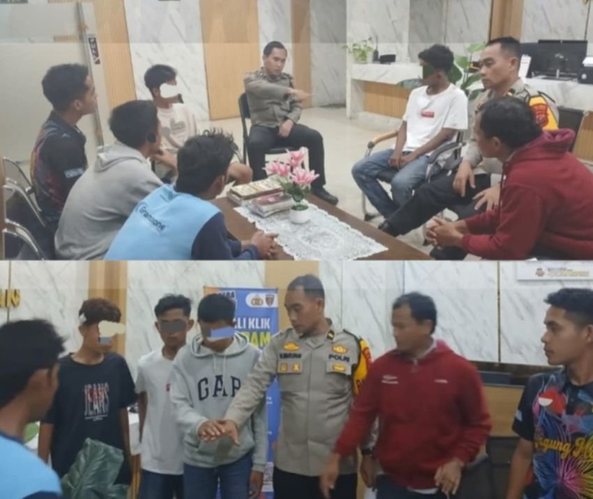 Tanggap Cepat! Call Center 110 Polres Padangsidimpuan Mediasi Perkelahian Warga Simpang Silandit