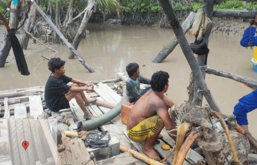 Puluhan Ponton Isap Beroperasi di DAS Jada Bahrin, Pemdes Akui Tidak Pernah Keluarkan Izin: Ini Tambang Timah Ilegal!