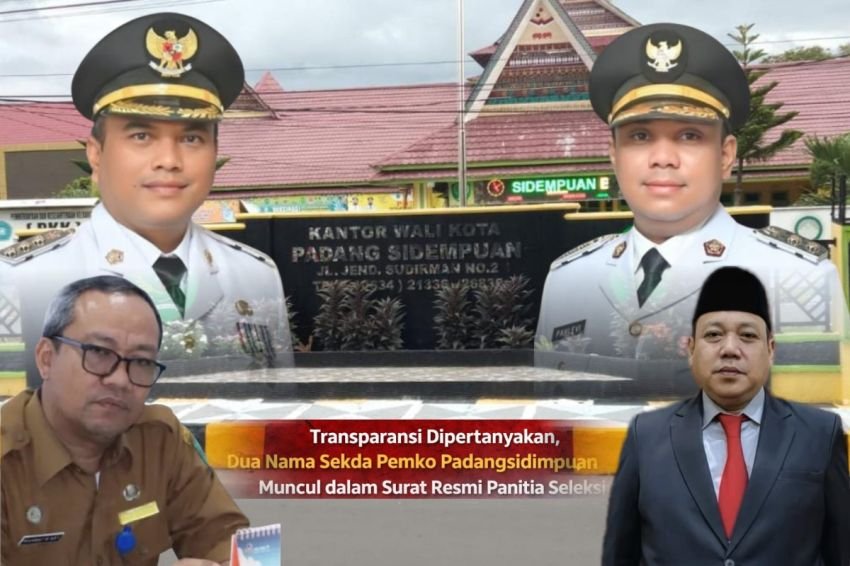 Kisruh Sekda Padangsidimpuan: Dua Surat Terbit, Publik Curiga Ada yang Tak Beres