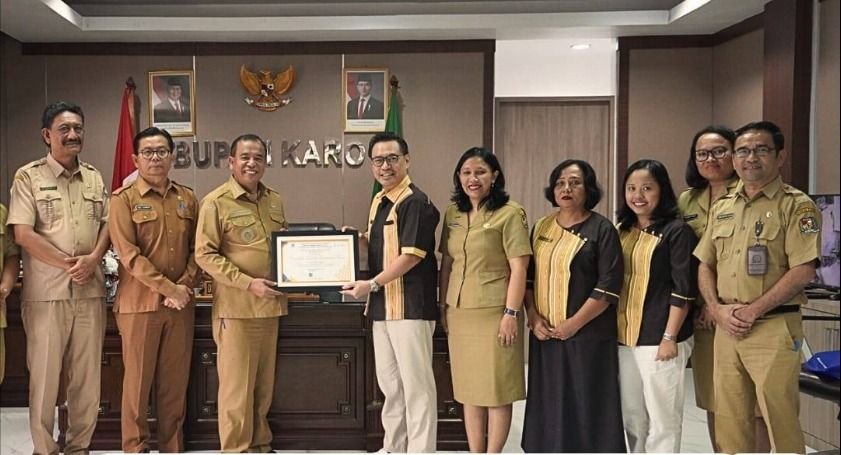 Pemkab Karo Raih Penghargaan &ldquo;Sangat Baik&rdquo; dari KPPN Sidikalang atas Penyaluran Dana Transfer